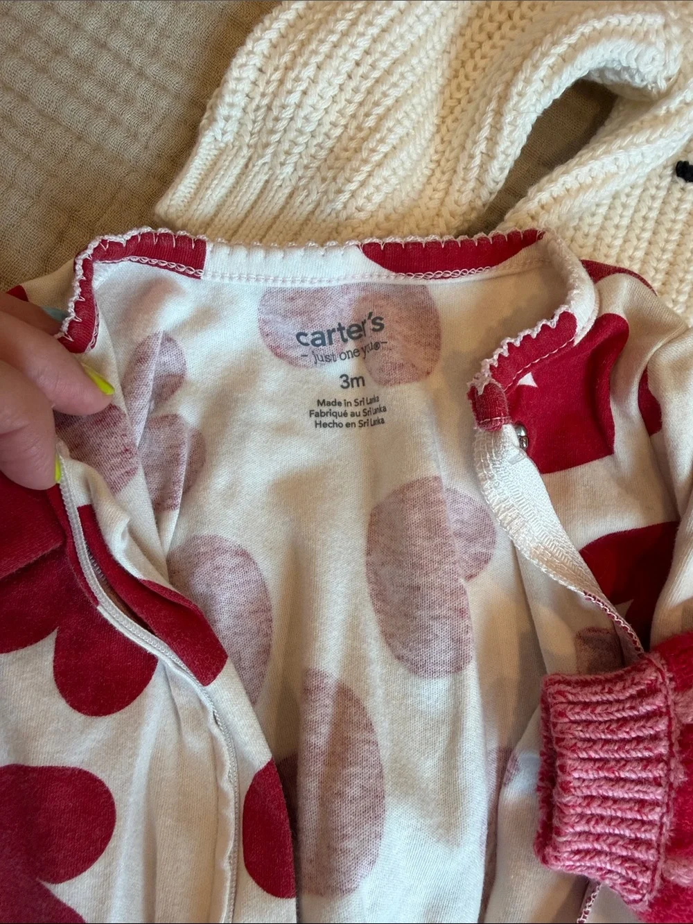 Love theme bundle - infant sweaters and pajamas